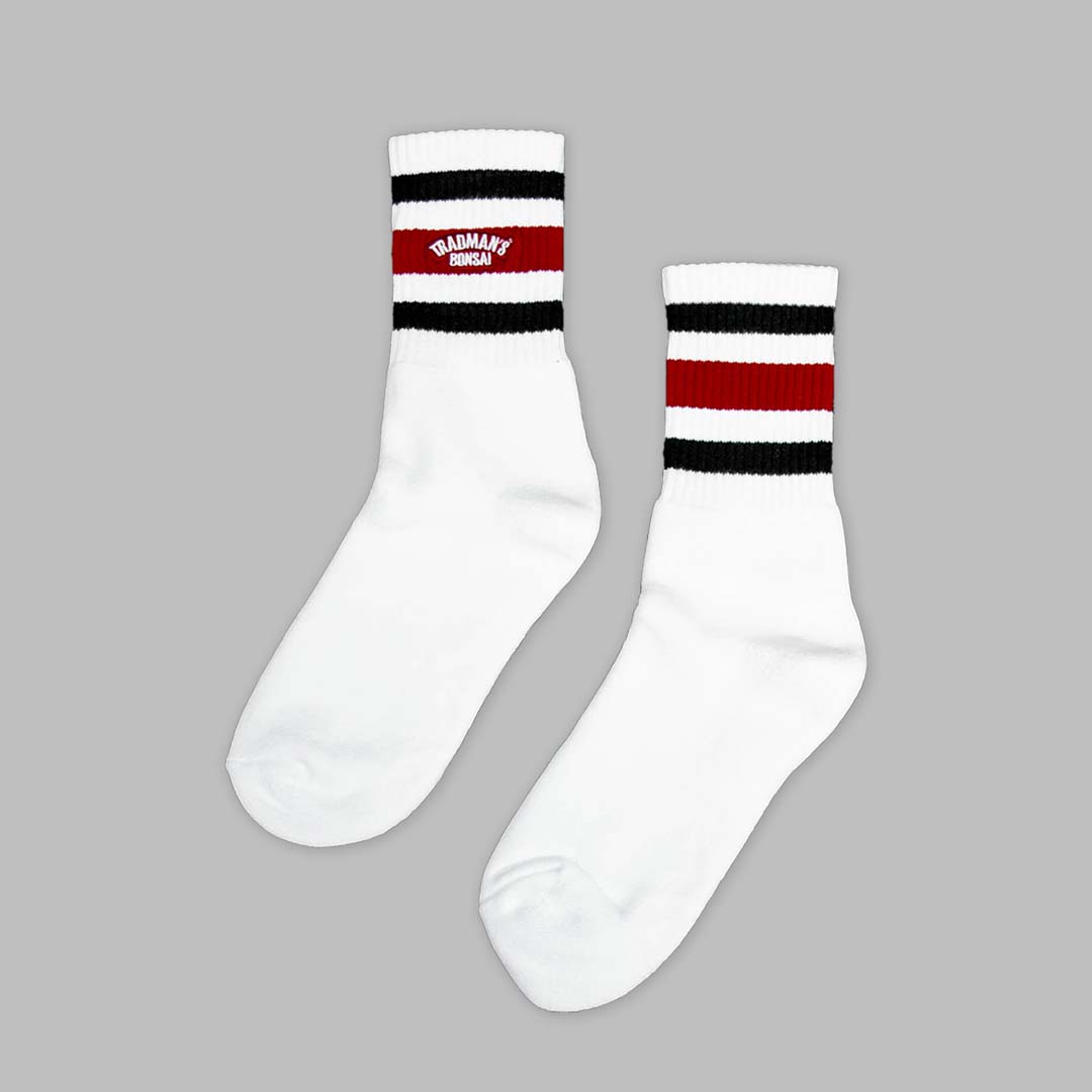 TRADMAN'S extra point socks / Black&Red