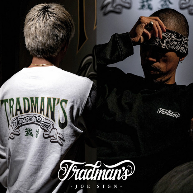 JOE SIGN LONG SLEEVE / WHITE｜TRADMAN
