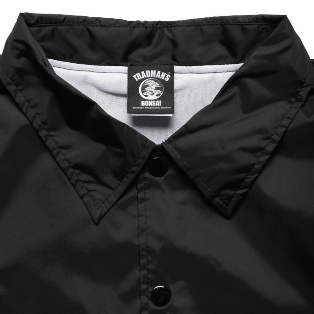 TRAD KAMON NYLON COACH JKT -BLACK-（刺繍）｜TRADMAN