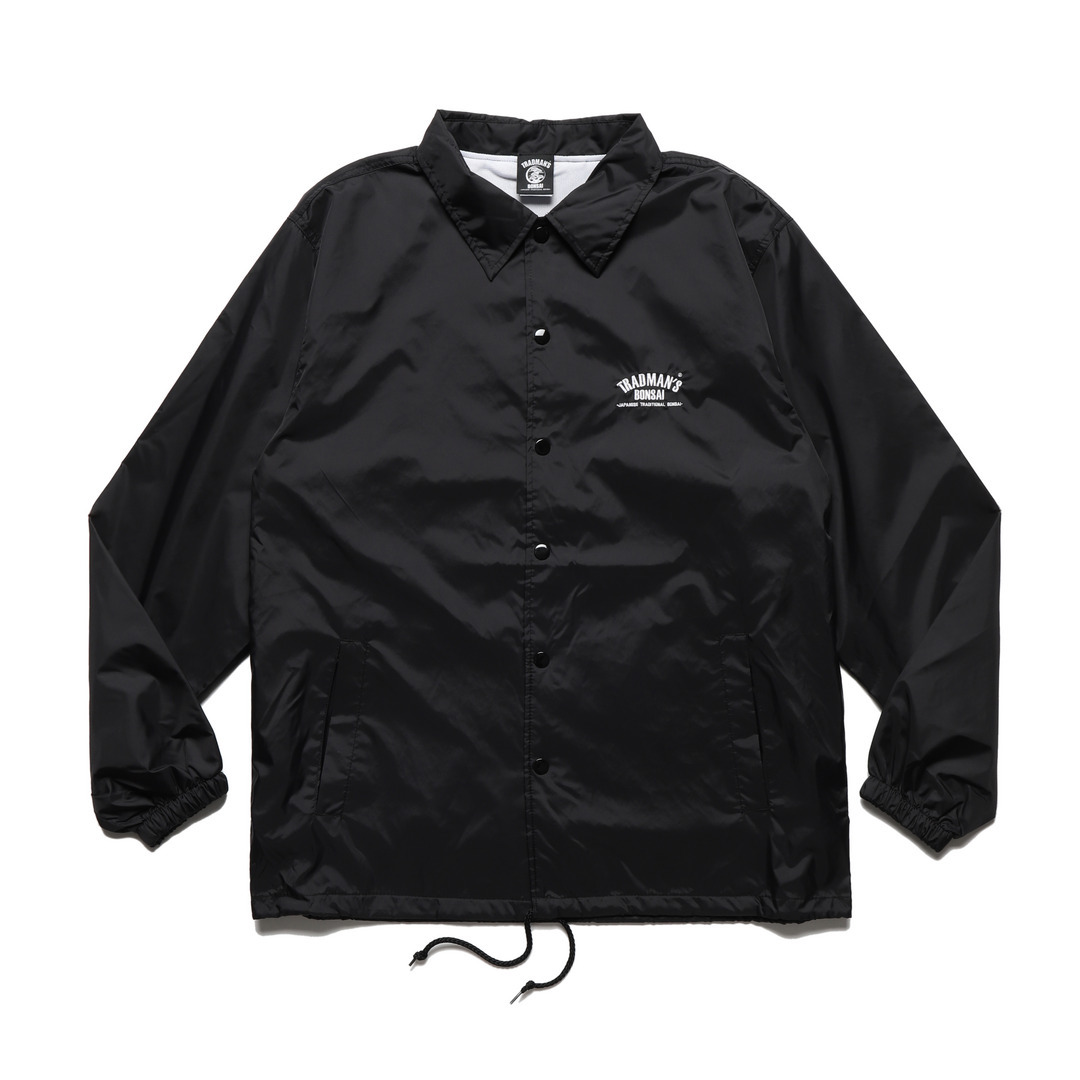 TRAD KAMON NYLON COACH JKT -BLACK-（刺繍）｜TRADMAN