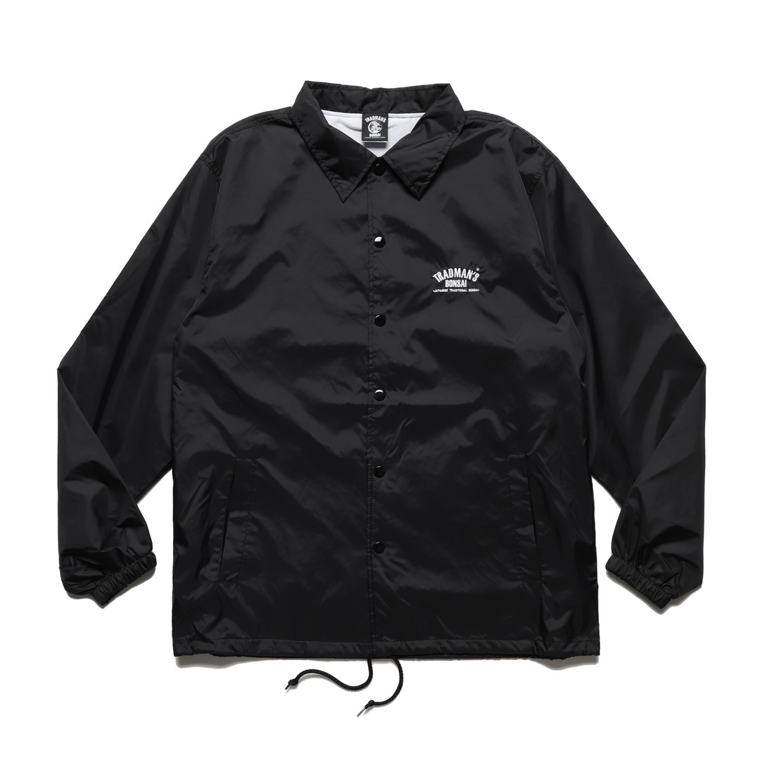 TRAD KAMON NYLON COACH JKT -BLACK-（刺繍）｜TRADMAN