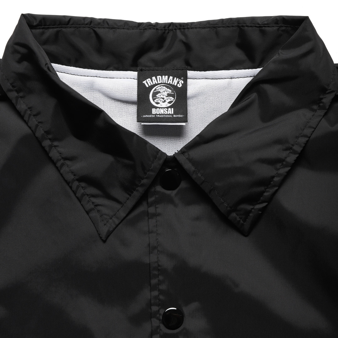 TRAD KAMON NYLON COACH JKT -BLACK-（刺繍）｜TRADMAN