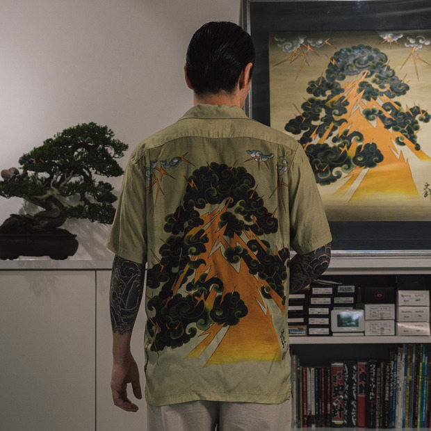 RAIUN-MATSU collaboration with Aloha Blossom -Short sleeve 