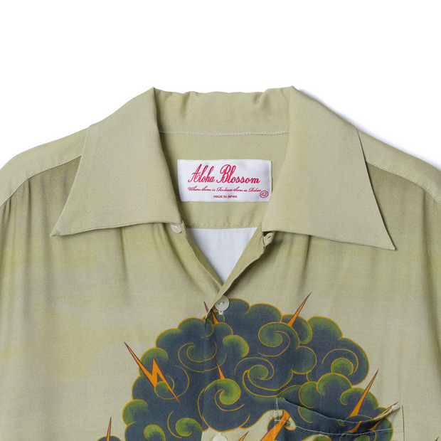 RAIUN-MATSU collaboration with Aloha Blossom -Short sleeve 
