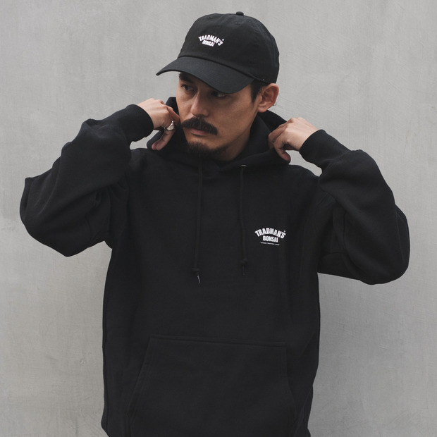 TRAD KAMON HOODIE -BLACK- 詳細画像