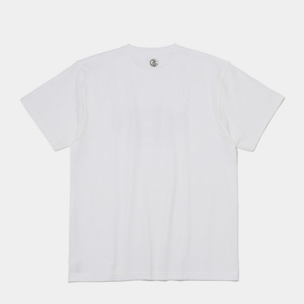 BONSAI CAMOUFLAGE TEE / ARCH LOGO WHITE