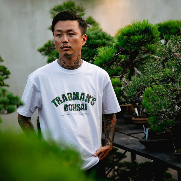 BONSAI CAMOUFLAGE TEE / ARCH LOGO WHITE 詳細画像