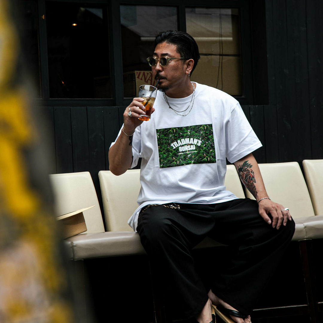 BONSAI CAMOUFLAGE TEE / BOX LOGO｜TRADMAN'S BONSAI ONLINE STORE