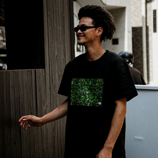 BOXCAMOUFLAGE TEE / BLACK 詳細画像