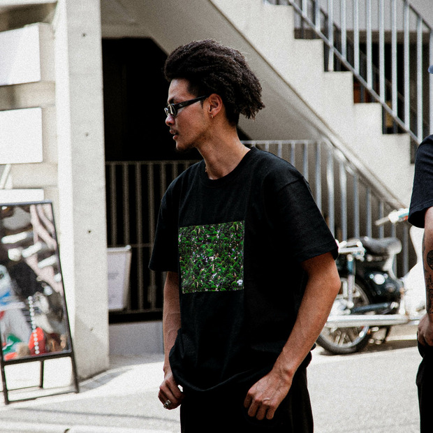 BOXCAMOUFLAGE TEE / BLACK 詳細画像