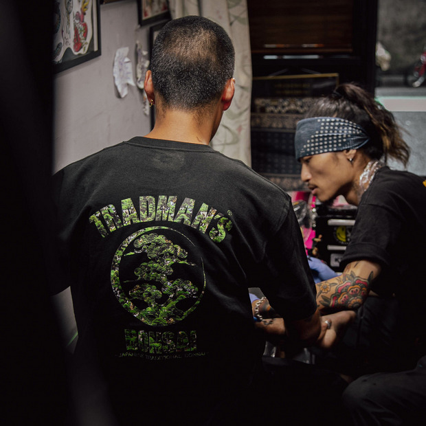 BONSAI CAMOUFLAGE TEE / TRAD KAMON 詳細画像