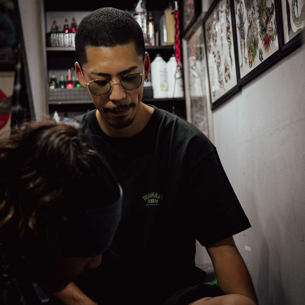 BONSAI CAMOUFLAGE TEE / TRAD KAMON 詳細画像