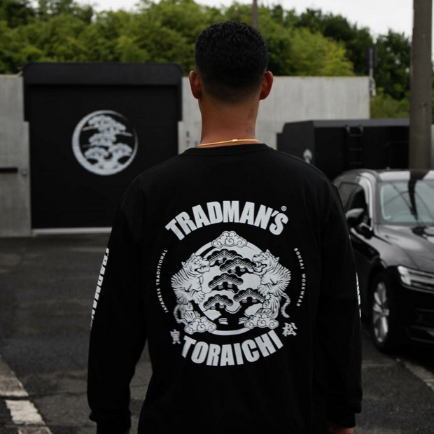 寅壱 x TRADMAN’S CREW NECK ロングT-SHIRTS ＜BLACK＞ 詳細画像