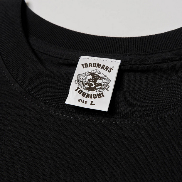 寅壱 x TRADMAN’S CREW NECK ロングT-SHIRTS ＜BLACK＞ 詳細画像