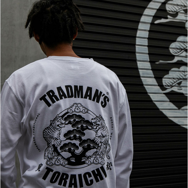 寅壱 x TRADMAN’S CREW NECK ロングT-SHIRTS ＜WHITE＞ 詳細画像