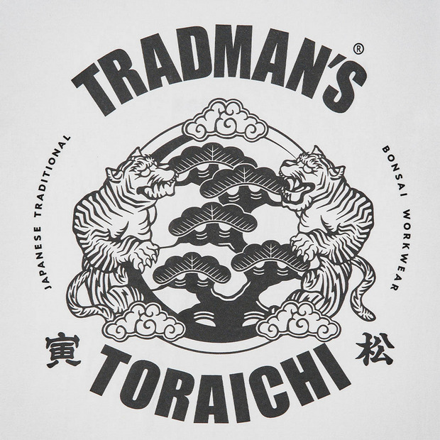 寅壱 x TRADMAN’S CREW NECK ロングT-SHIRTS ＜WHITE＞ 詳細画像