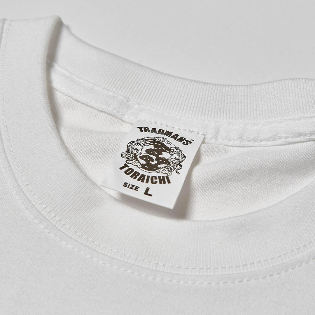寅壱 x TRADMAN’S CREW NECK ロングT-SHIRTS ＜WHITE