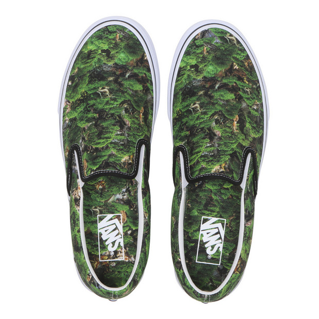 SLIP - ON　GREEN/WHITE 詳細画像