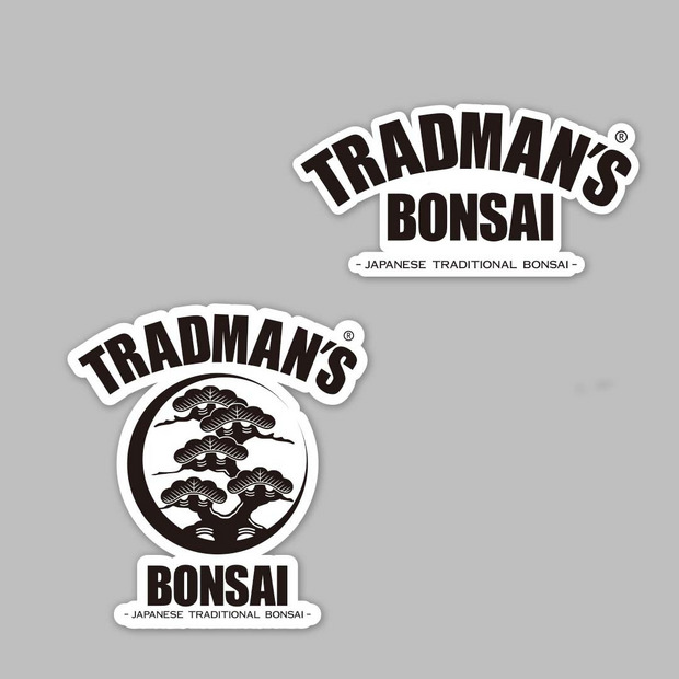Sticker Set Vol.2 / Black｜TRADMAN'S BONSAI ONLINE STORE