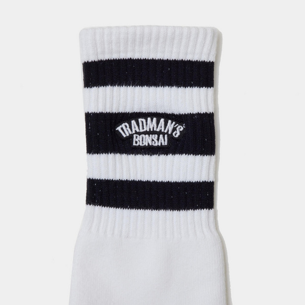 TRADMAN'S extra point socks / Black&Black 詳細画像