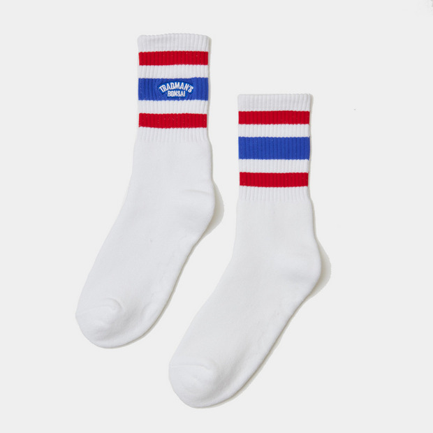 TRADMAN'S extra point socks / Blue&Red 詳細画像